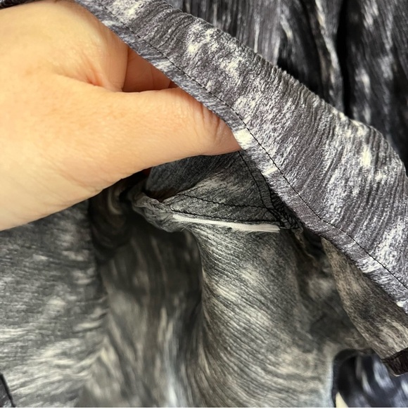 IRO Zarfi Wrap-Effect Printed Plisse Silk Blouse - Picture 9 of 11